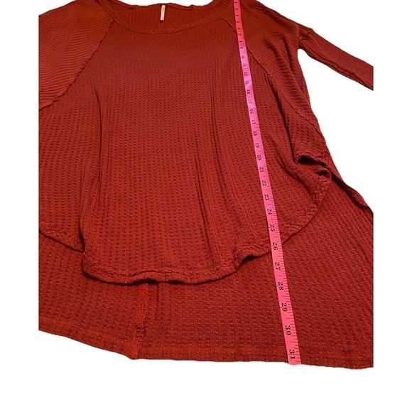 Free People Women's Pink‎ Long Sleeve Blouse Size M - Picture 10 of 12